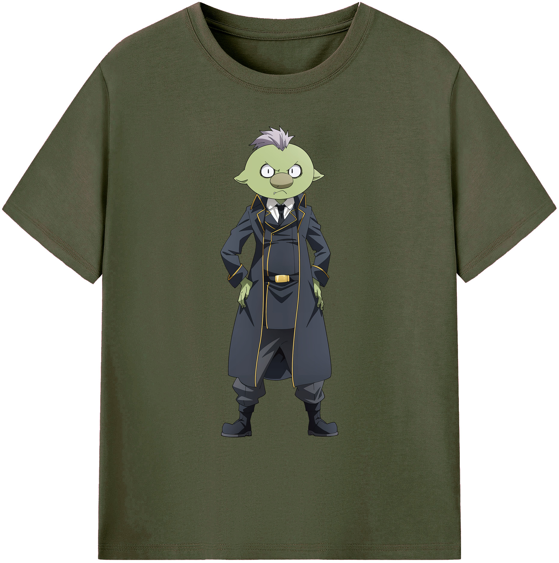 （画像用） 転スラ Regarding Reincarnated to Slime 綿100％ メンズ半袖Tシャツ｜肌触りやわらか＆通気性